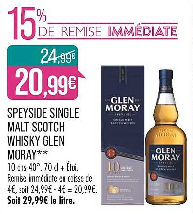 speyside single malt scotch whisky glen moray
