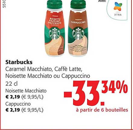 starbucks caramel macchiato, caffè latte, noisette macchiato ou cappuccino