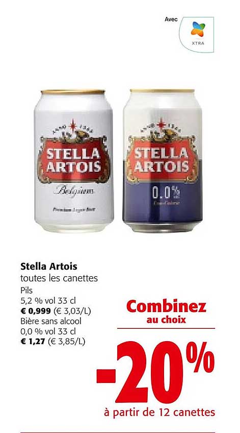 stella artois toutes les canettes pils
