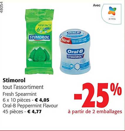 stimorol tout l'assortiment