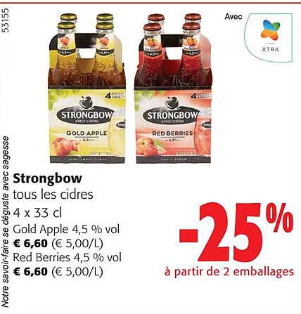 strongbow tous les cidres