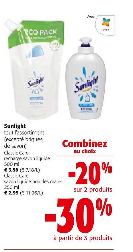 sunlight tout l'assortiment