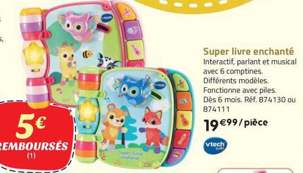Super Livre Enchanté Vtech