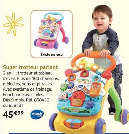super trotteur parlant vtech