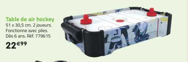 table de air hockey