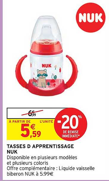 tasses d'apprentissage nuk