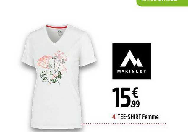 tee-shirt femme mc kinley