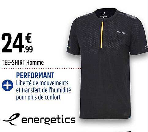 tee-shirt homme energetics