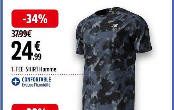 tee-shirt homme new balance