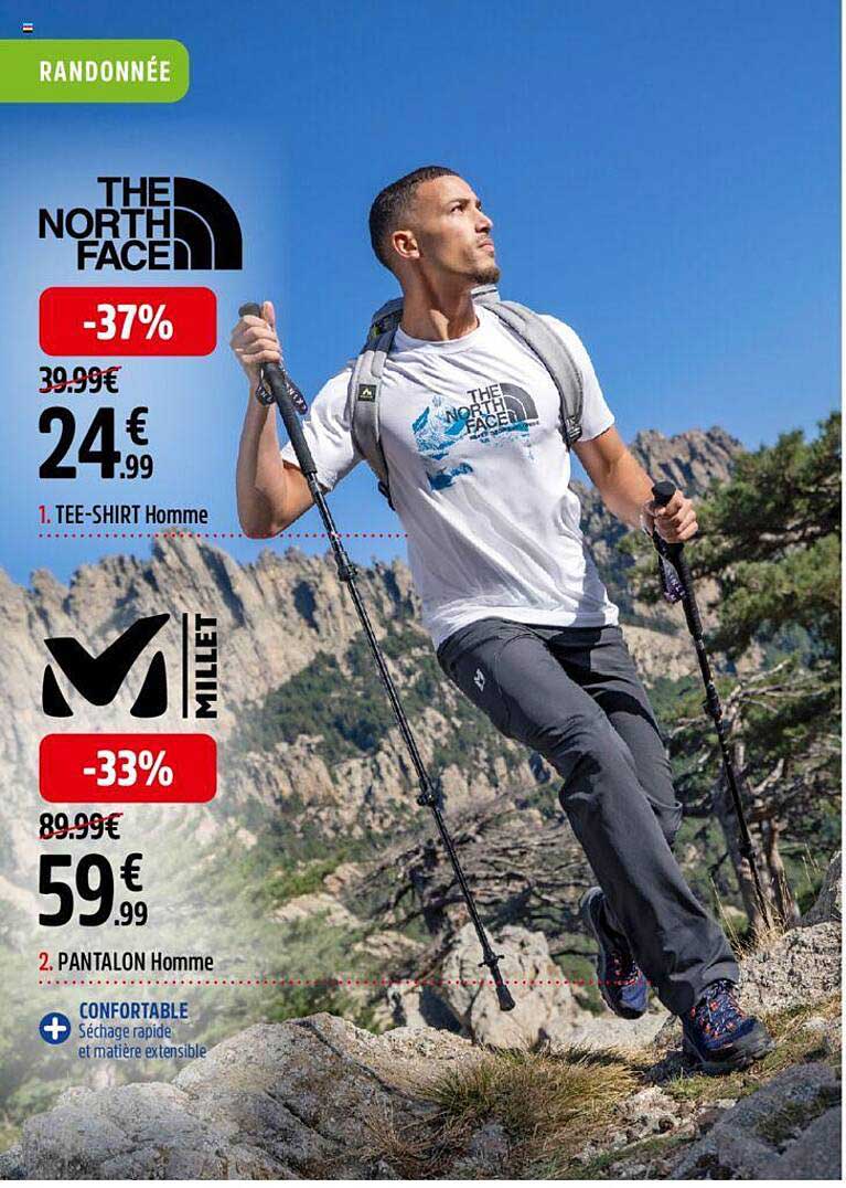 tee-shirt homme the north face, pantalon homme the north face