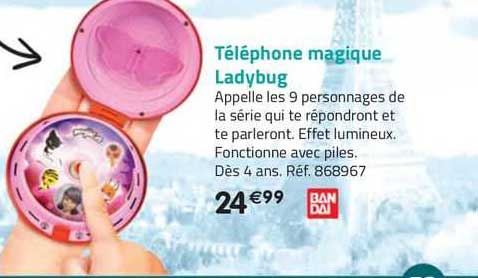 téléphone magique ladybug