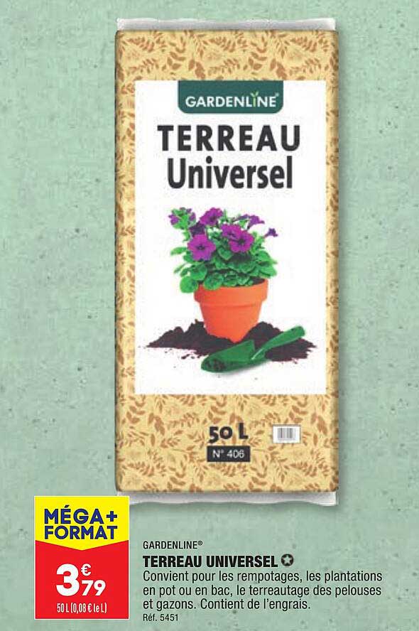 Terreau Universel Gardenline