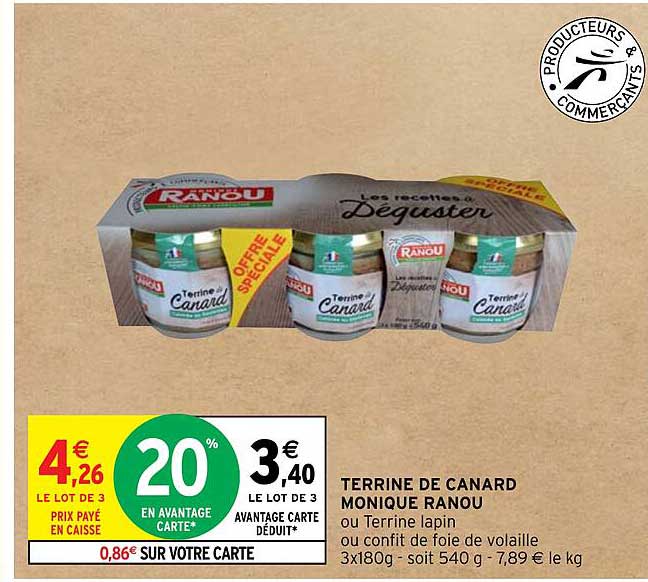 terrine de canard monique ranou