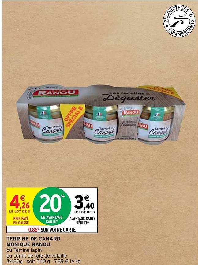 terrine de canard monique ranou