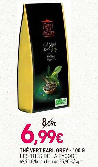 thé vert earl grey les thés de la pagode