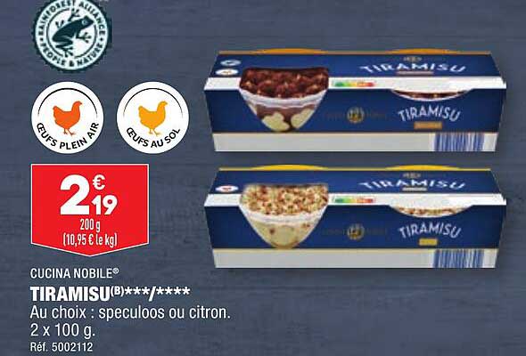 tiramisu cucina nobile