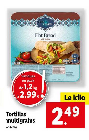 tortillas multigrains