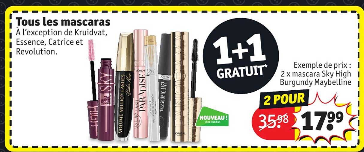 tous les mascaras
