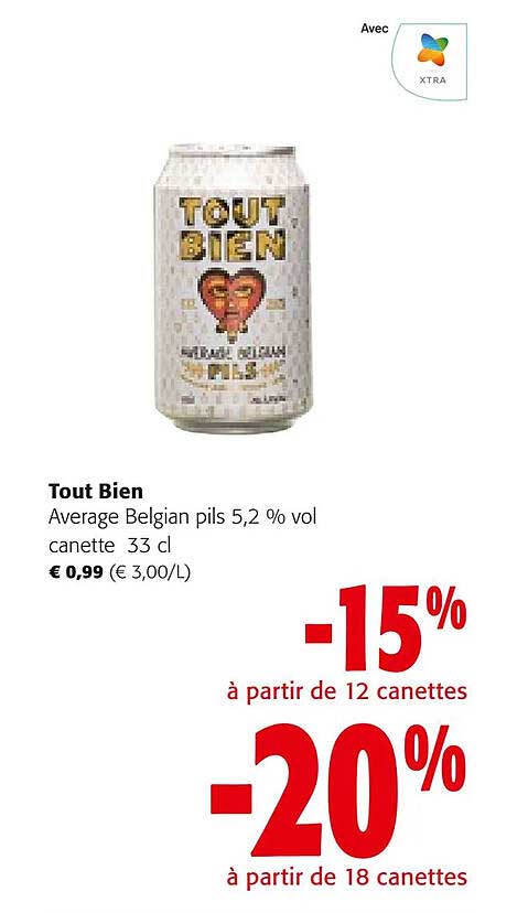 tout bien average belgian pils 5.2% vol