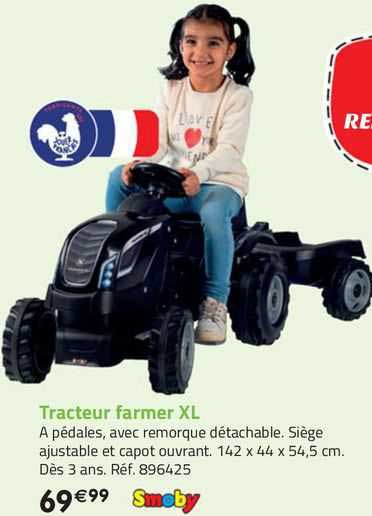 Tracteur Farmer Xl Smoby