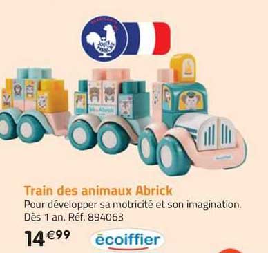 train des animaux abrick écoiffier