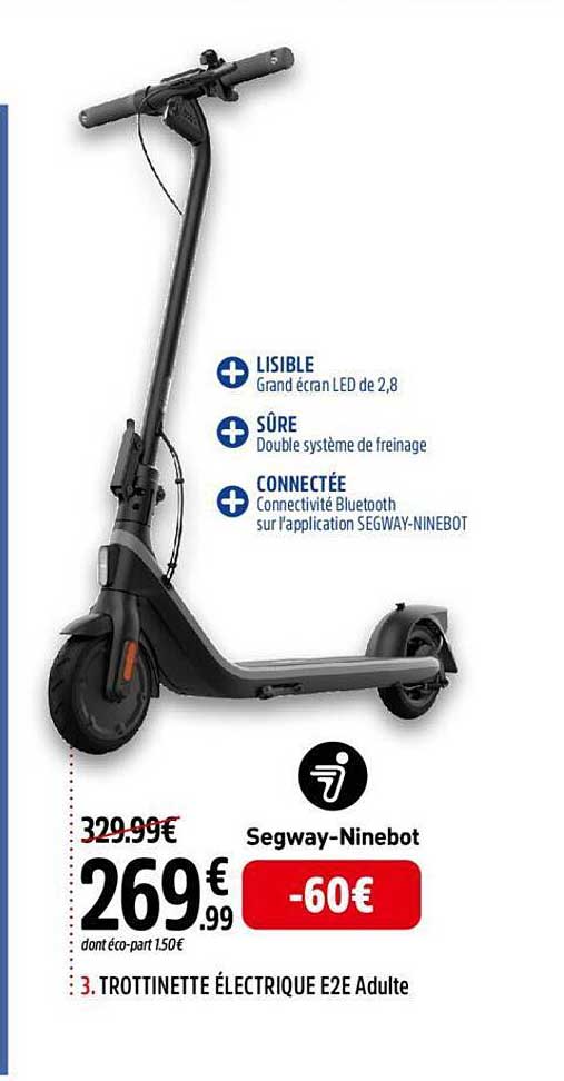 trottinette électrique e2e adulte