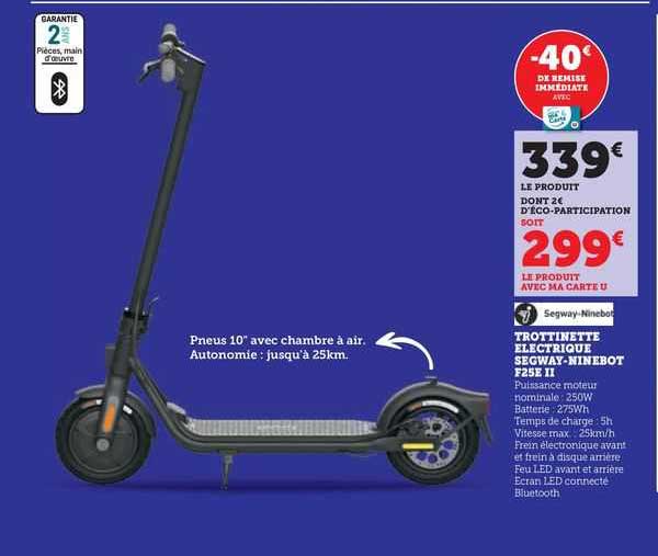 trottinette électrique segway-ninebot f25e II