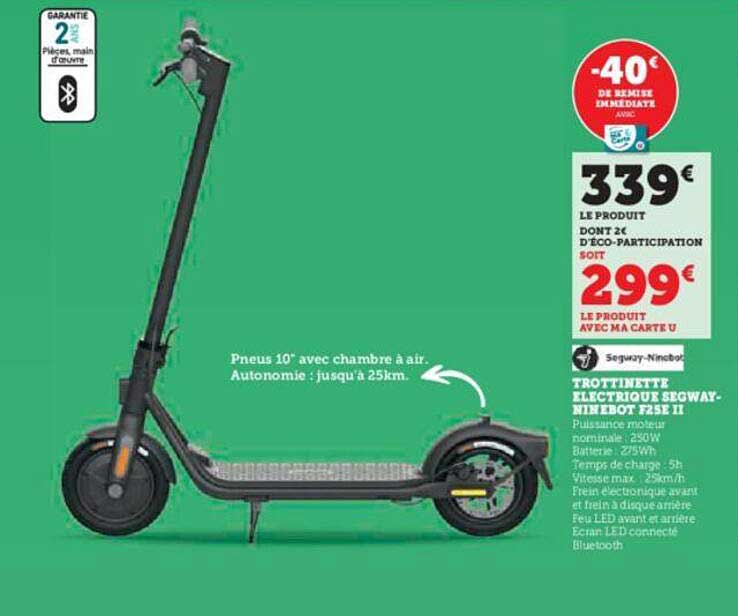 trottinette électrique segway-ninebot f25e II