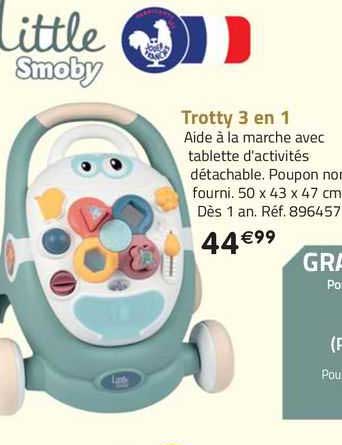 trotty 3 en 1 little smoby