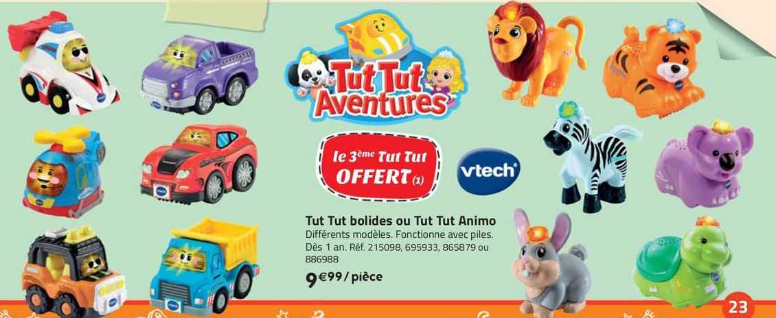 Tut Tut Bolides Ou Tut Tut Animo Vtech