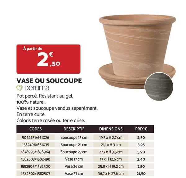 vase ou soucoupe