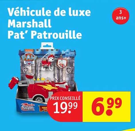 véhicule de luxe marshall pat' patrouille