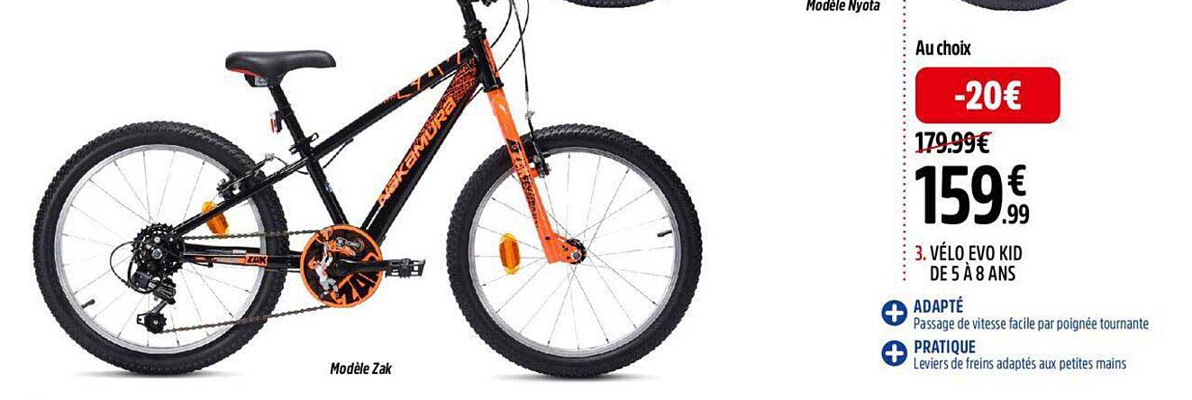 vélo evo kid de 5 à 8 ans