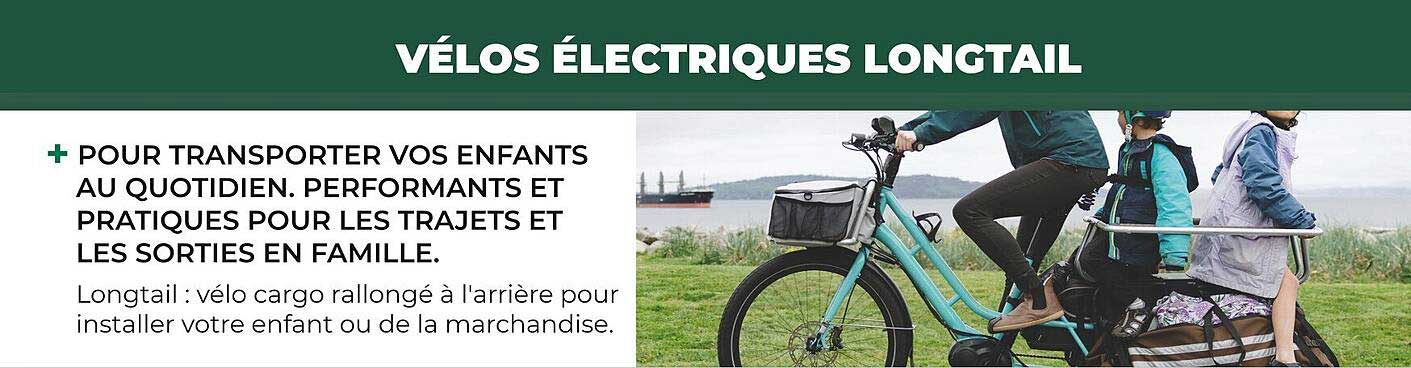 vélos électriques longtail