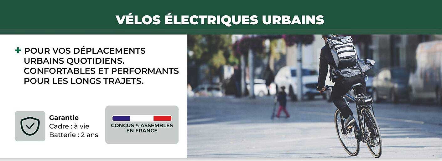 vélos électriques urbains