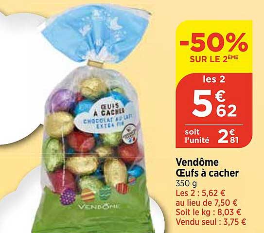 vendôme œufs à cacher