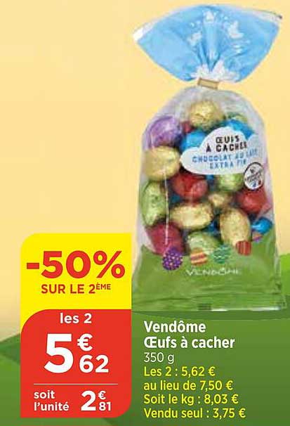 vendôme œufs à cacher