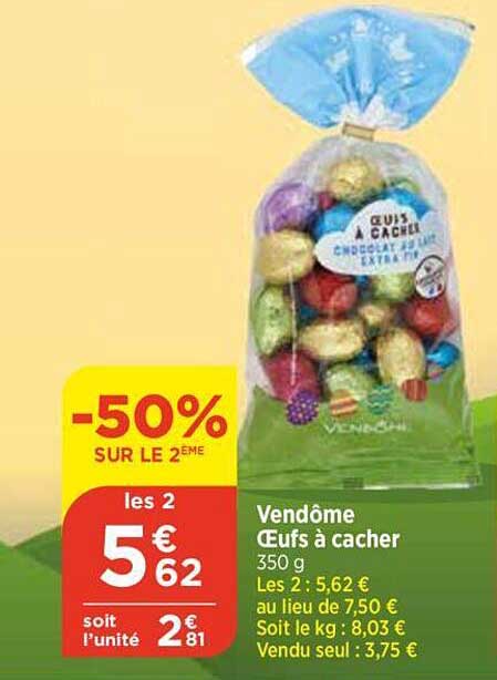 vendôme œufs à cacher