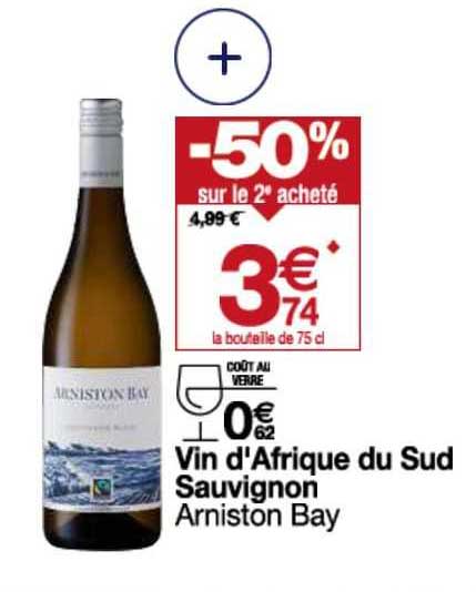 vin d'afrique du sud sauvignon arniston bay