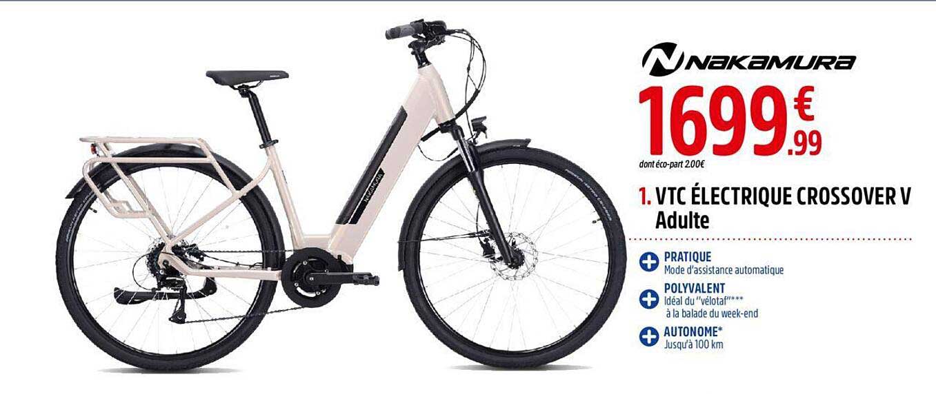 vtc électrique crossover v adulte nakamura