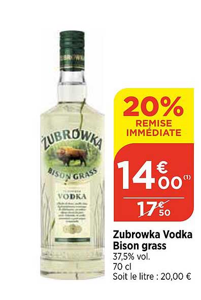 zubrowka vodka bison grass