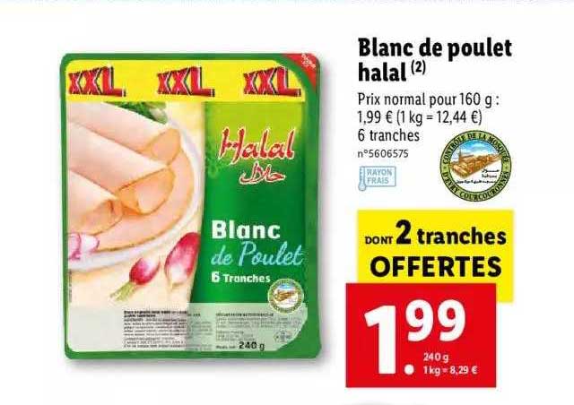 Blanc De Poulet Halal