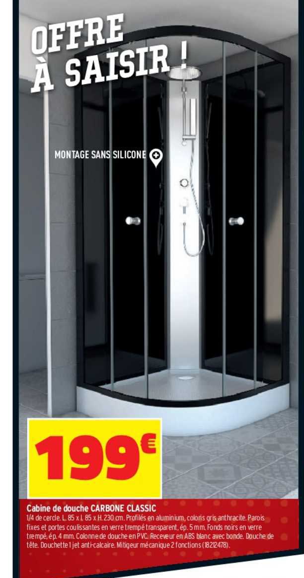 Cabine De Douche Carbone Classic