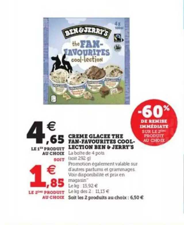 Crème Glacée The Fan-favourites Coollection Ben & Jerry's