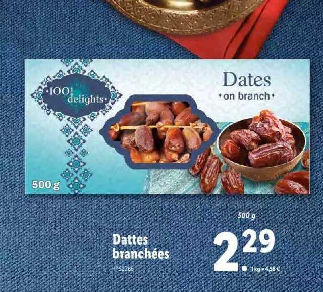dattes branchées