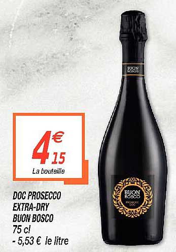 doc prosecco extra-dry buon bosco