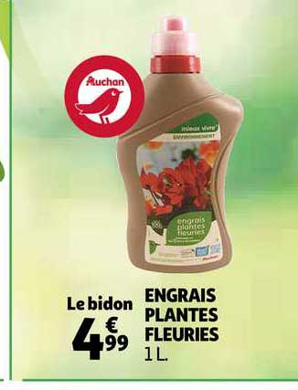 engrais plantes fleuries