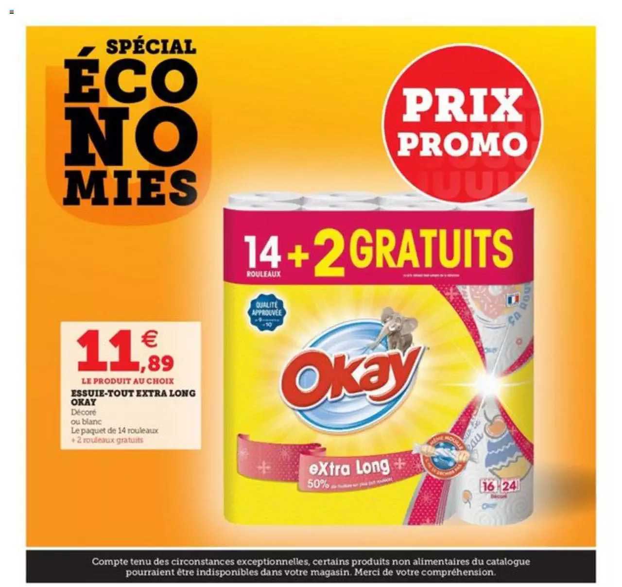 essuie-tout extra long okay