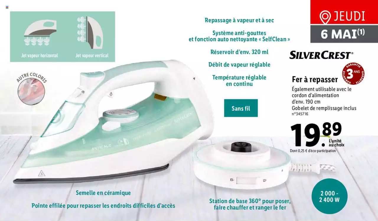 Fer à Repasser Silver Crest
