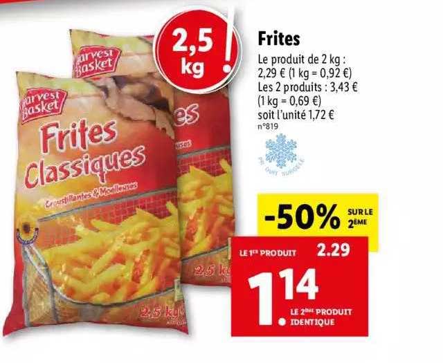 frites harvest basket